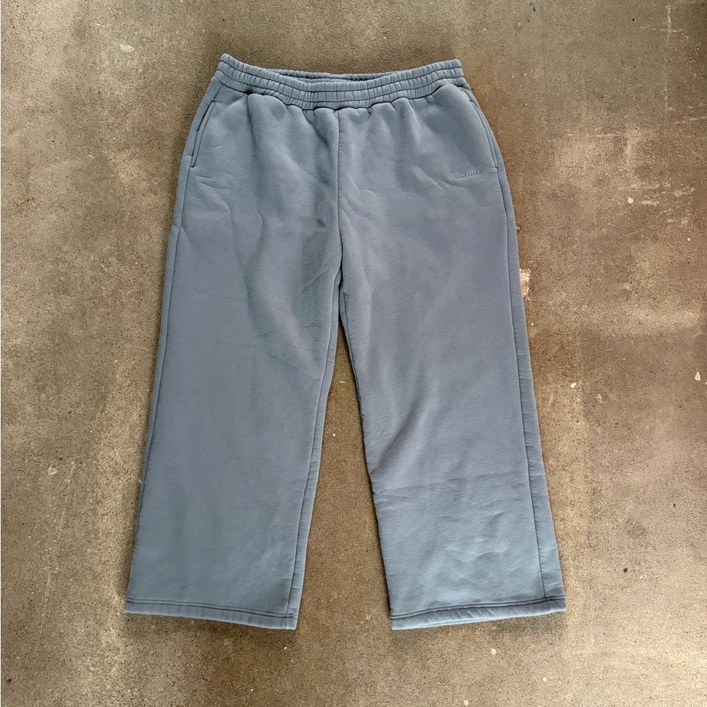 Comfrt Signature Straight Leg Sweatpants Sky Blue Size 3X Athleisure Plus Size - Picture 5 of 9